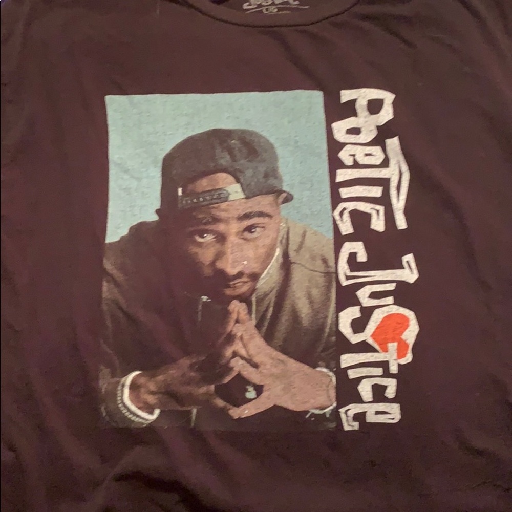 Tupac poetic justice graphic tee